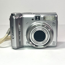 Canon PowerShot A570 IS 7.1MP Silver Compact ...