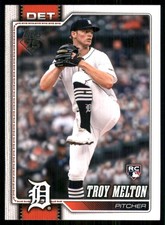 2026 Topps #212 Troy Melton RC Detroit Tigers 58185