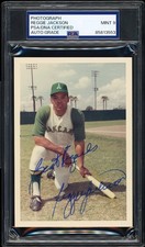 Reggie Jackson 1970 Type 1 Original Photo PSA/DNA RARE Period Autograph Mint 9