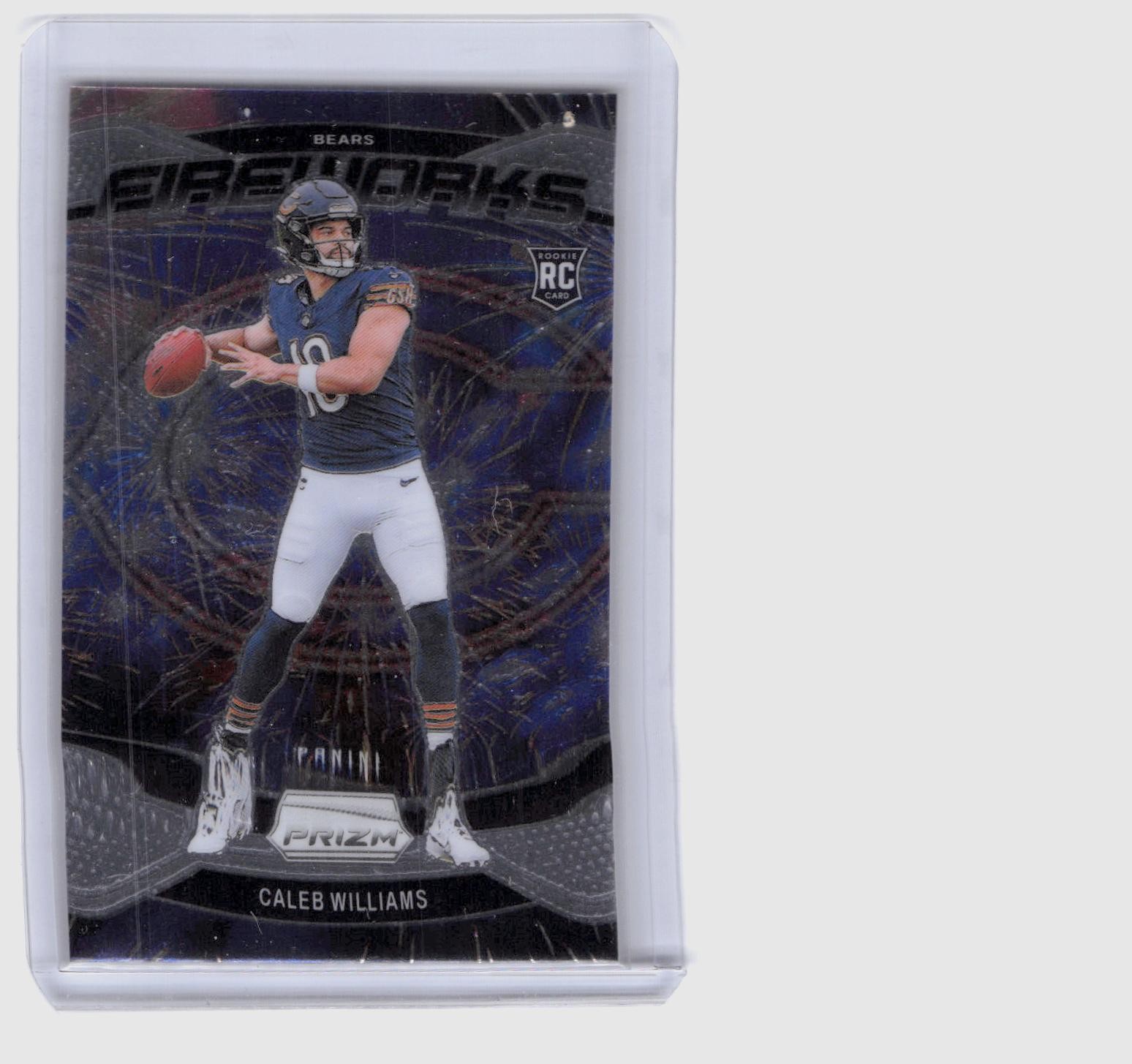 2024 Panini Prizm #25 Caleb Williams Fireworks