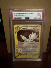 2003 POKEMON AQUAPOLIS #H27 TOGETIC HOLO PSA 9 SWIRL on eBay