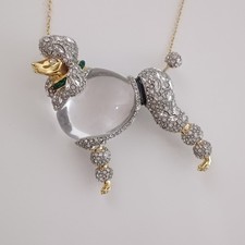 Alexis BITTAR- Collier ou Broche avec un caniche royal