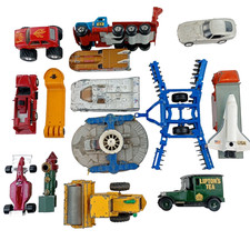 Diecast Playworn Morestone Corgi Matchbox Tri-Ang Tim Plough Thrust LOT