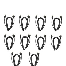 Lot of 10 Replacement Microphone Cable Cord For With 8 Pin RJ-45 KMC-30 Radio