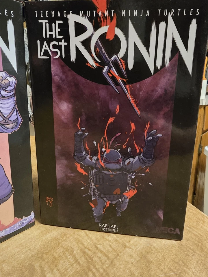 Lote de figuras NECA TMNT El último Ronin Rafael Leonardo Donatello Miguel Ángel Foto 2 de 4