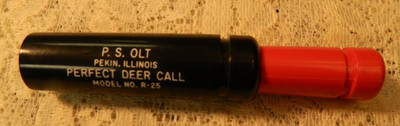 P.S. Olt Perfect Deer Call  Model no. R-25 - Pekin, ILL