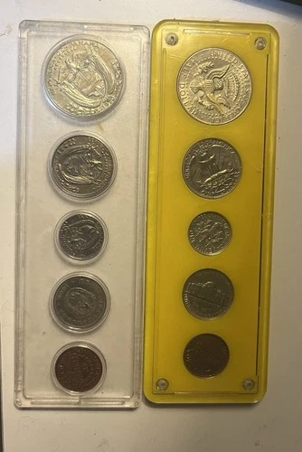 1960s U.S. & Panama Coin Set – Uncirculated Condition- Roosevelt Dime (silver)