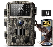 Hunting Outdoor Wildlife  WiFi Trail Camera,4K 60MP