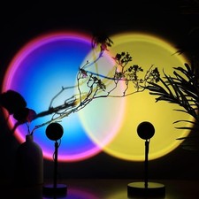 Sunset Projector LED Mood Lamp Bedroom Ambient Wall Room Decor Night Light USB