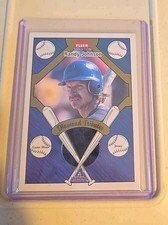 2004 Fleer Tradition Diamond Tributes Randy Johnson game worn jersey patch relic