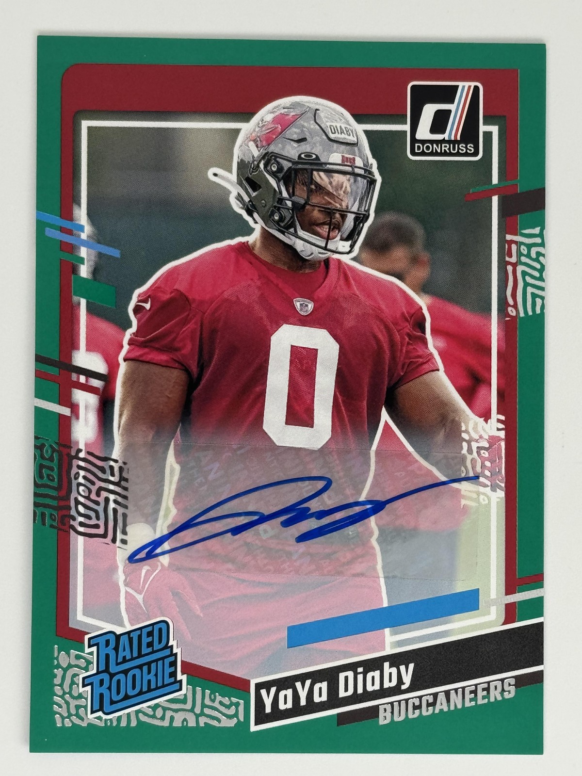 YaYa Diaby Panini Donruss #394 Autograph-Green