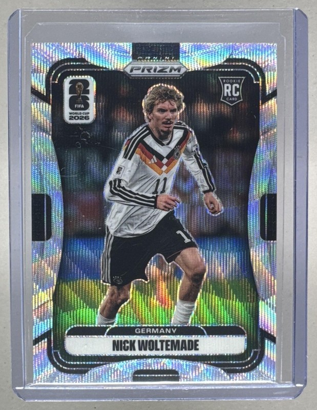Nick Woltemade 2026 Panini Prizm World Cup #56 Wave Rookie RC