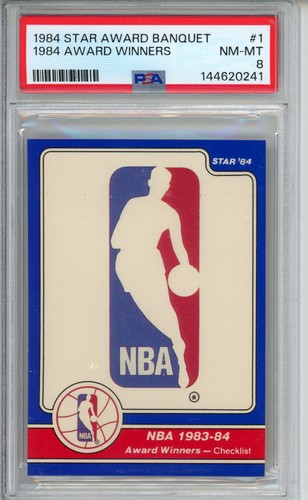 Checklist #1 1984 Star Award Banquet card