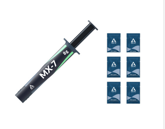 ARCTIC MX-7 8g Thermal Paste Compound + 6 x MX CPU GPU Wipes Not MX-6 MX-4