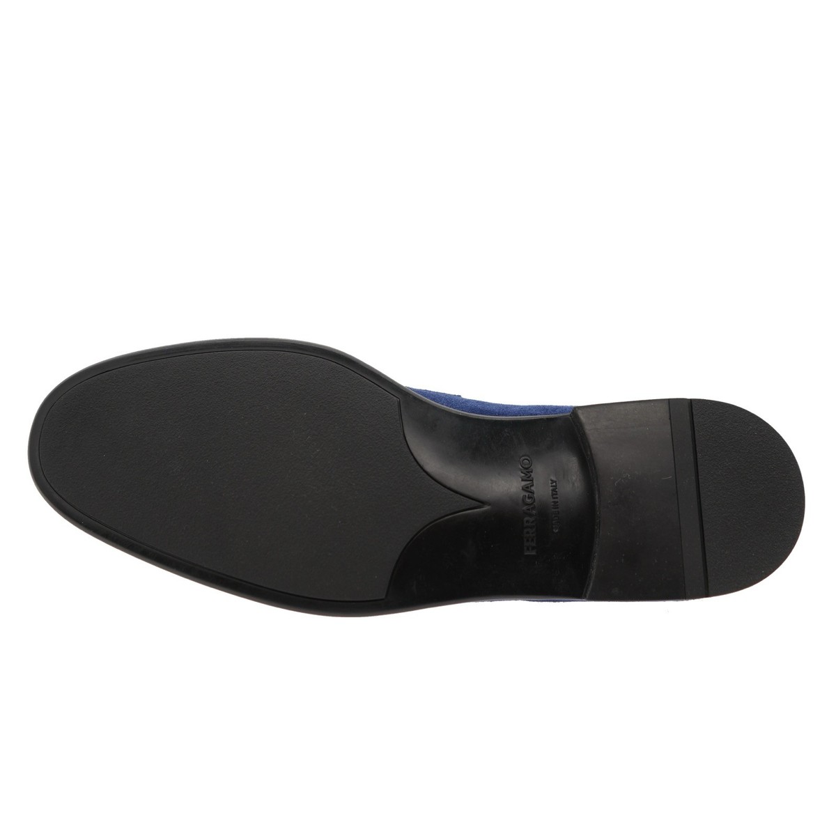 Salvatore Ferragamo Foster Gancini Loafers Indigo Suede  display picture 3