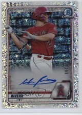 2020 Bowman Chrome Prospects Speckle Refractor /299 Erik Rivera Auto 1dl2