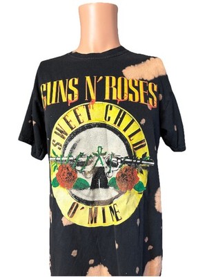 Tie Dye Styled Guns N Roses Sweet Child O'Mine Graphic Shirt Size Medium Mens