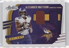2020 Absolute Tools of the Trade Double Relics 1/99 Alexander Mattison 14md