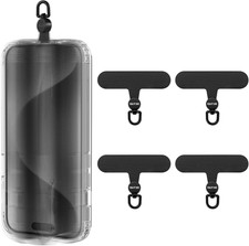Phone Tether Tab Rotatable 360 , 4 Pack Phone Lanyard Patch for Phone