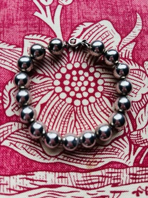 Tiffany & Co vintage sterling silver 10mm beaded bracelet 