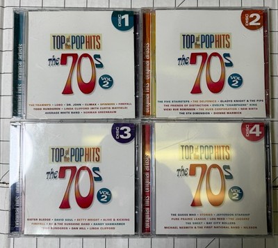 Top of the Pop Hits: The 70s, 1-4 CD Set Disco Soul Rock BMG Ships Fast