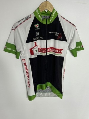 Pissei Cliccalaspesa Team Lavian Radtrikot | Herren | Weiß/Grün | Medium