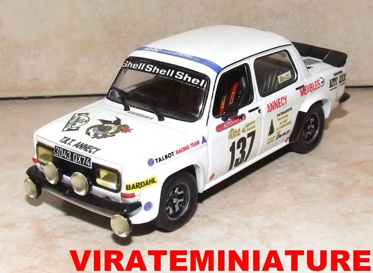 SIMCA 1000 RALLYE #1 Claude Brasseur 1974 Star Racing Team 1:43 EUR 34