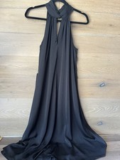 Banana Republic Sleeveless Black Dress Size 6P High Neck