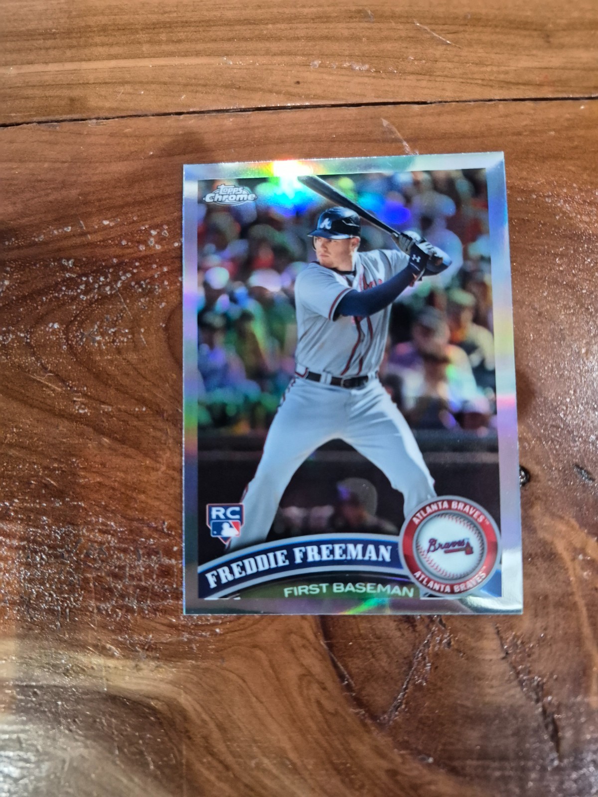 2011 Topps Chrome Freddie Freeman Refractor Rookie Card #173 !! 🔥🔥LA Dodgers