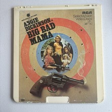 BIG BAD MAMA  - CED Videodisc starring Angie Dickinson RCA Selectavision