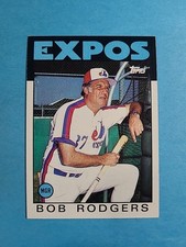 Bob Rodgers 1986 Topps Baseball Card # 141 J9182