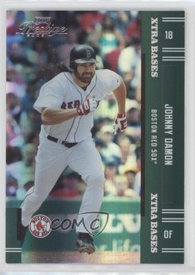 2005 Playoff Prestige Xtra Bases Green 7/50 Johnny Damon #118 0h4v