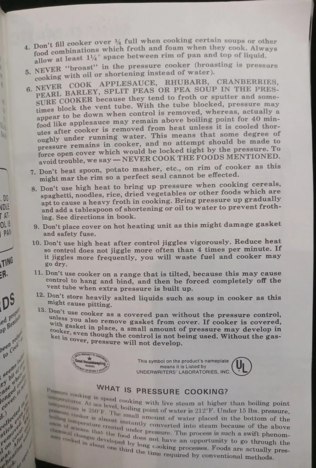 MIRROMATIC Speed Pressure Cooker Standard 15lbs Directions Recipes Booklet 1977 eBay