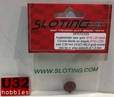 Slotting Plus SP072325 Crown 25Z Anglewider Aluminum 16Mm Weight 0.6G Axle 2.38