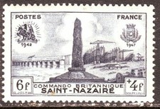1947 FRANCE TIMBRE Y&T N° 786  St Nazaire ....Neuf   * *