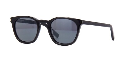 Saint Laurent SL 28 Black/Grey (002) Sunglasses
