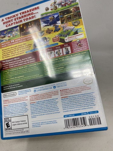 Captain Toad Treasure Tracker Nintendo Wii U Game Brand New Sealed - Picture 23 of 24