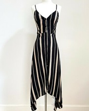 REFORMATION striped Savannah dress Hi Lo sz 0 