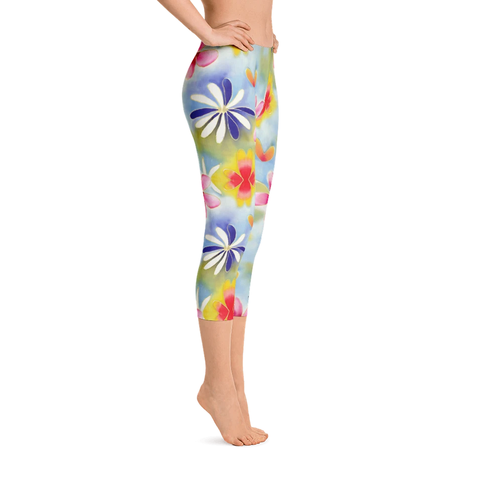 Leggings capri florales amanecer Foto 4 de 4