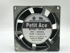 SANYO 109-051 AC200V 12 9W 0.08 0.07A 8025 8cm 80 25MM cooling fan