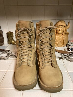 DannerVibram Beige Lace-Up Combat Boots. Never Been‎ Worn, Mens Sz7 Danner - Marine Expeditionary Boot Mojave Hot Steel Toe  main image 2