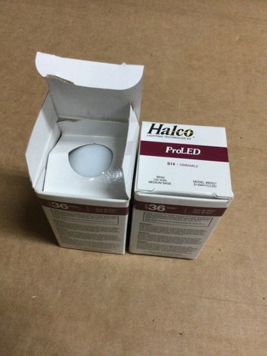 2 PIECES 1.4 Watt S14 WHITE LED Light Bulbs - Picture 3 of 3