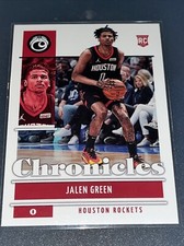 NBA 2021-22 Panini Chronicles Jalen Green Base Rookie Card #49 Houston Rockets
