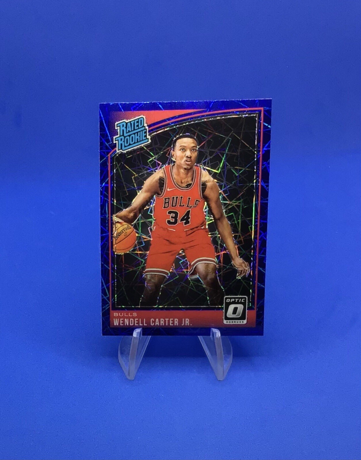 2018-19 Panini Donruss Optic Wendell Carter Jr. Blue Velocity Rookie Card #170!