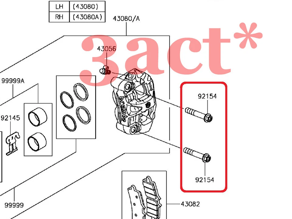 4 pernos Ti / titanio - pinza de freno delantera KAWASAKI Ninja H2, ZX-10R, ZX-14R Foto 4 de 4