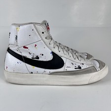 Nike Blazer Mid 77 Paint Splatter Kids GS DJ2618-100 Sneakers Youth Shoe Size 6Y