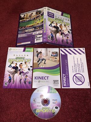 Kinect Sports XBOX 360 Simulation (Video Game) CIB COMPLETE & TESTED! VGC!