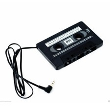 CAR AUDIO TAPE CASSETTE ADAPTER 3.5mm JACK AUX FOR SMARTPHONES iPHONES iPOD etc