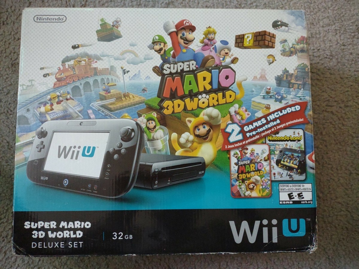 Replacement Box Only Nintendo Wii U Super Mario 3D World Deluxe