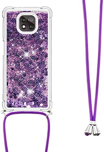 Moto G Power 2021 Sparkle Case with Screen Protector & Crossbody Strap Moto G Power 2021 Sparkle Case with Screen Protector & Crossbody Strap